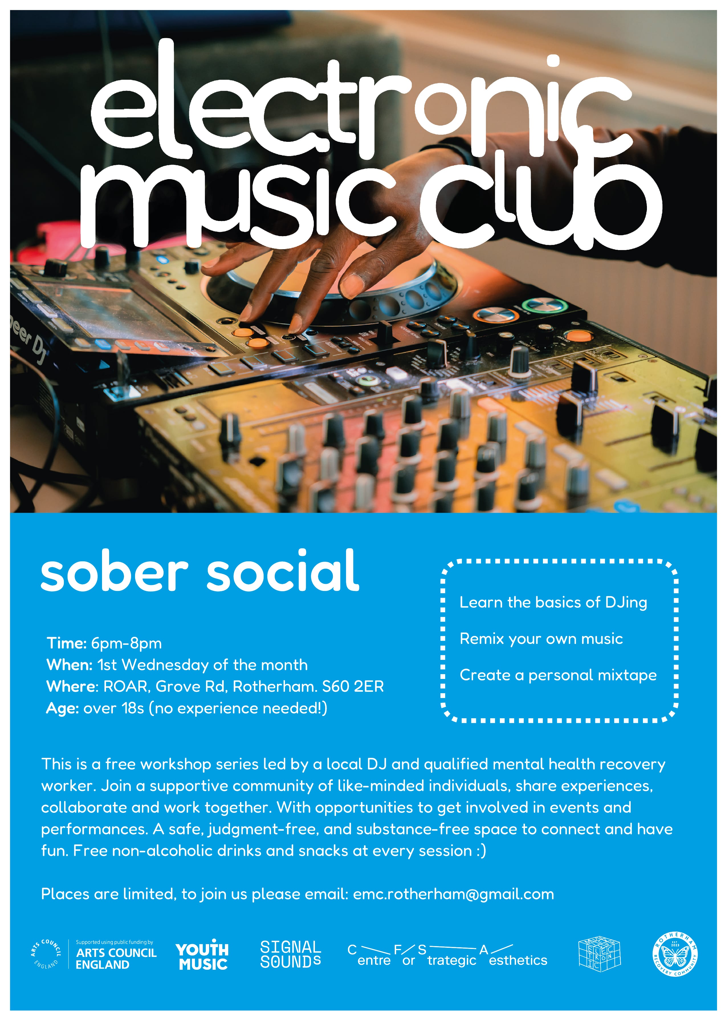 Sober Social Flyer